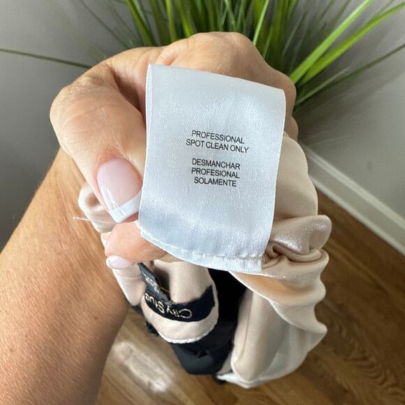 City Studio Juniors Size 11 Off-Shoulder Estilo Long Dress High Slit Sweetheart - Picture 11 of 11